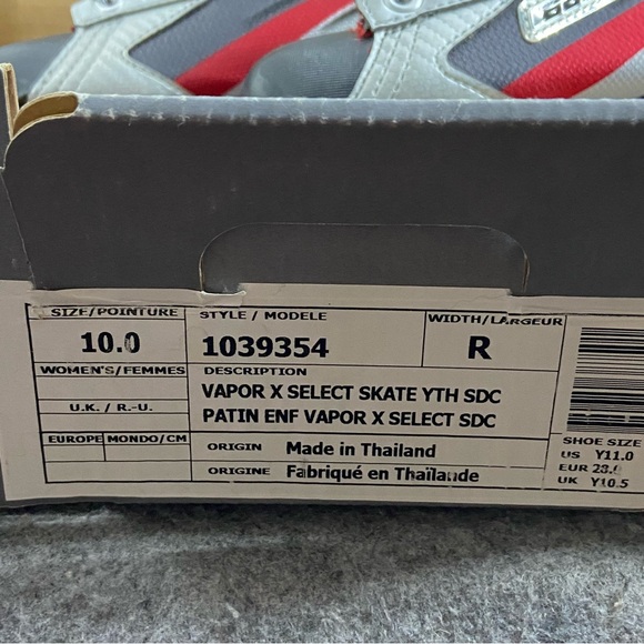 Bauer Vapor X Select Youth Ice Hockey Skates Size 10 Kids - Picture 2 of 5